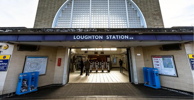 Loughton station sign and entrance, representing the Loughton area where Pro Drivers Academy offers driving lessons